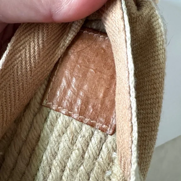 Tory Burch Tan and Orange Espadrilles NWOT - Picture 8 of 10